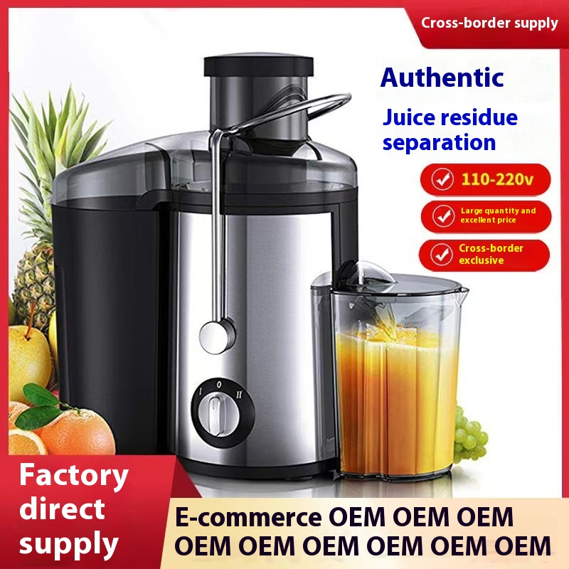Stainless Steel Juice Extractor with Residue Separation