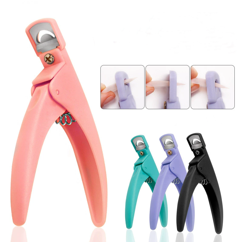 Acrylic False Nail Tip Clipper — Stainless Steel Cutter